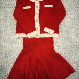 H&M Red and Cream Kids Costume Set
